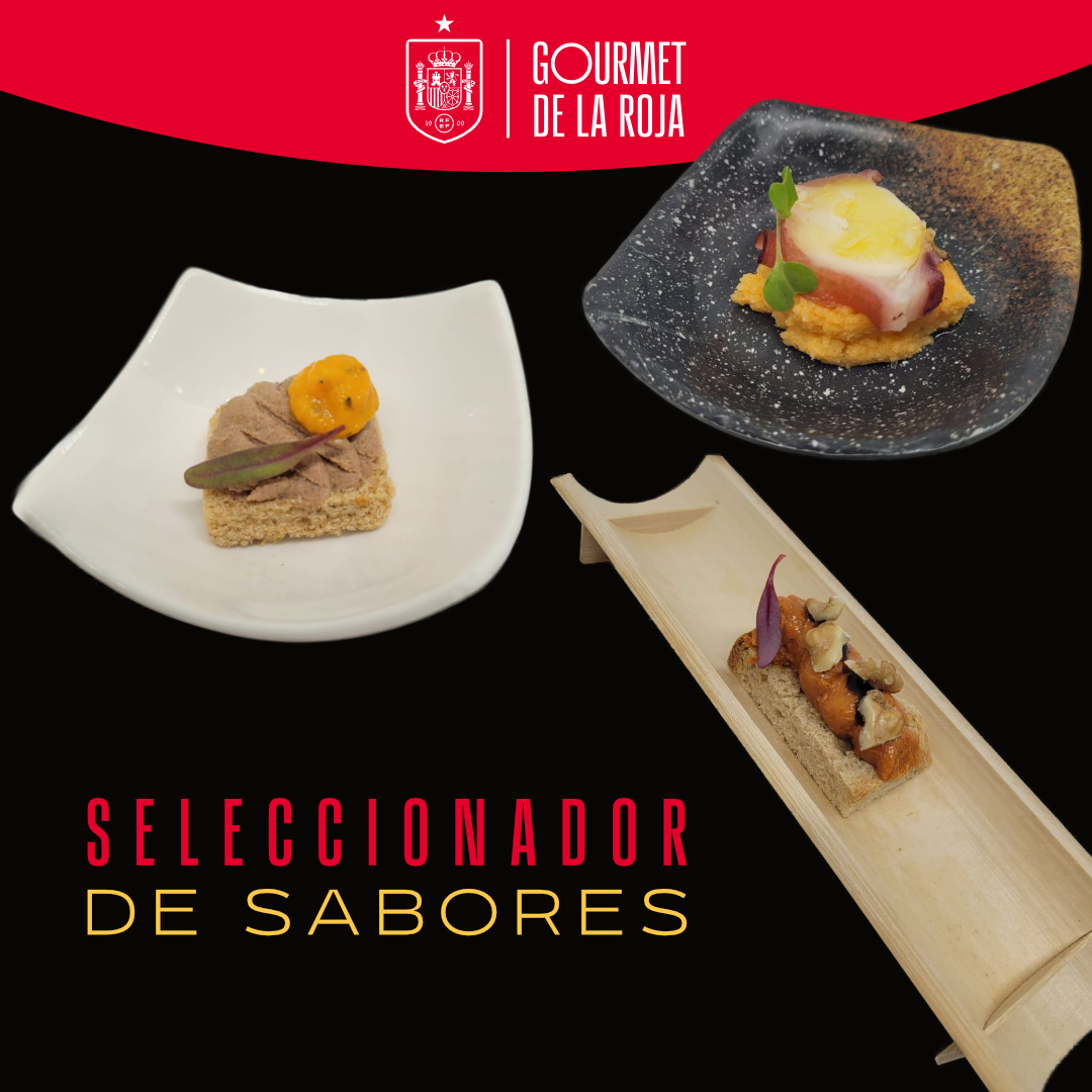 <a href="/gourmet_roja/">El Gourmet de la Roja</a>  seleccionador de sabores, apoyando la gastronomía española.
¡La gastronomía, del país más rico del mundo!
¡¡¡Vamos España!!!
#AQueSabeLaRoja