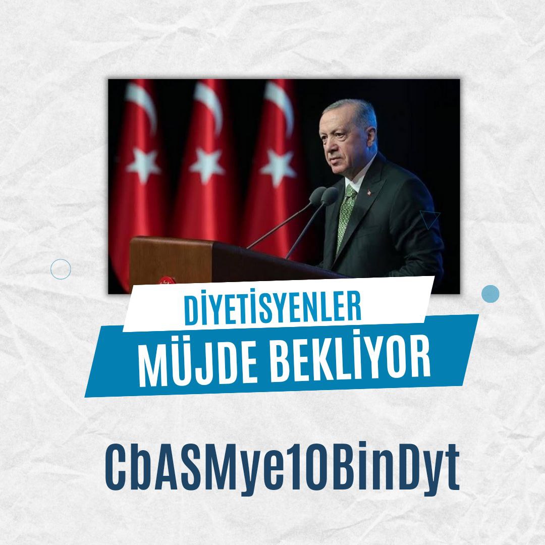 dytervanur's tweet photo. Her yıl açılan yeni bölümler ve artan mezun sayılarına istihdam oranımız çok düşük kalmaktadır. Diyetisyenler olarak sahada aktif olarak çalışmak, hastalara yardımcı olmak istiyoruz. ASMlere diyetisyen alımı talep ediyoruz CbASMye10BinDyt 
@RTerdogan 
@EmineErdogan 
@Omerrcelik https://t.co/bFx3RsUXU0