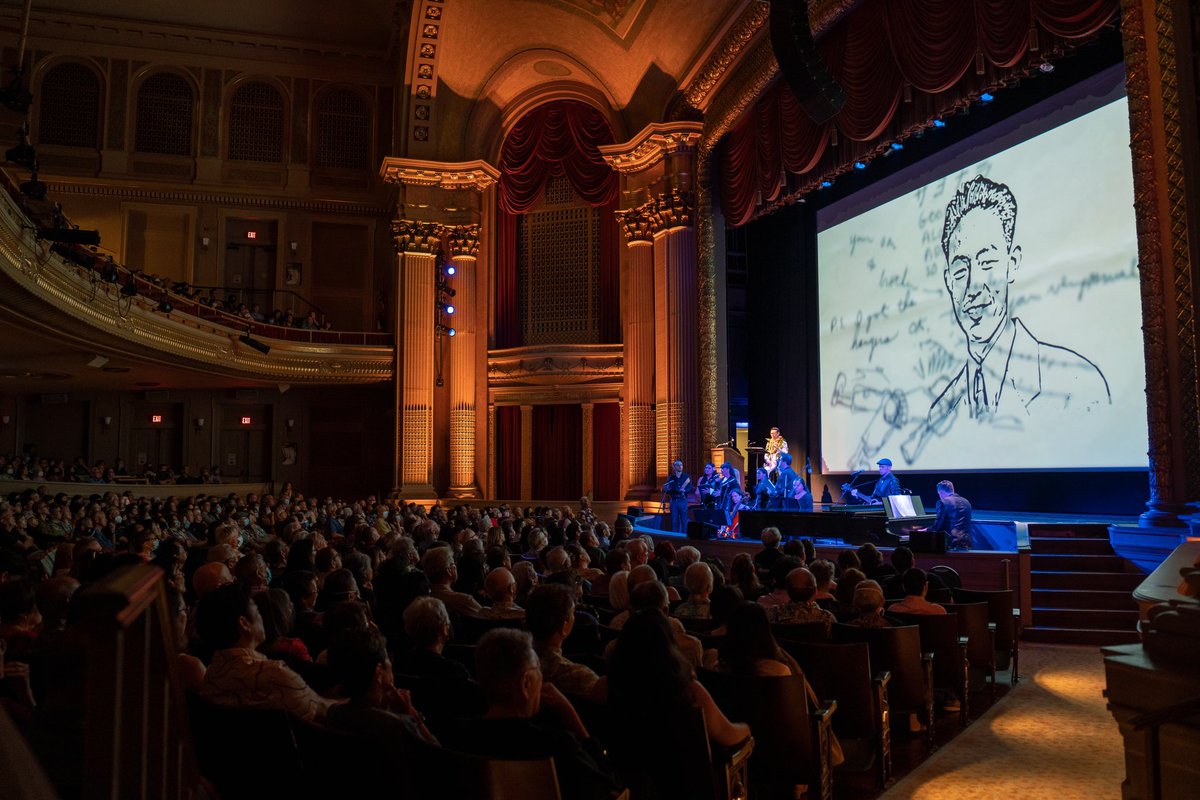 abc7davidono's tweet photo. Thank you to everyone who came to our sold-out show Defining Courage in Honolulu to learn about the story of the Nisei Soldiers of WWII. A special thank you to the three Nisei soldiers who joined us and to @emoritsugu46 from the White House for her beautiful speech. Mahalo. https://t.co/A580JiJQ3u