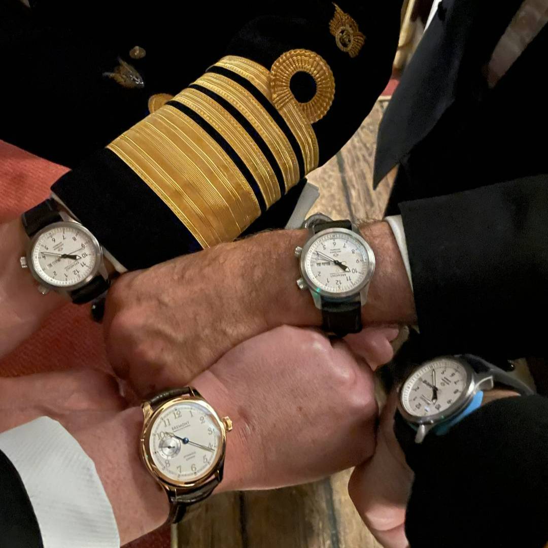 BremontMilitary's tweet photo. #BremontSpotted at the First and Second Sea Lord Dinner onboard HMS Victory with @navywingsuk 🤩

Got your own shots to share? Tag @BremontMilitary with #YESBremont to share them with us!

#Bremont #BremontMilitary #BremontWatches #Militarywatches #dresswatch https://t.co/fPvc2i2zQa