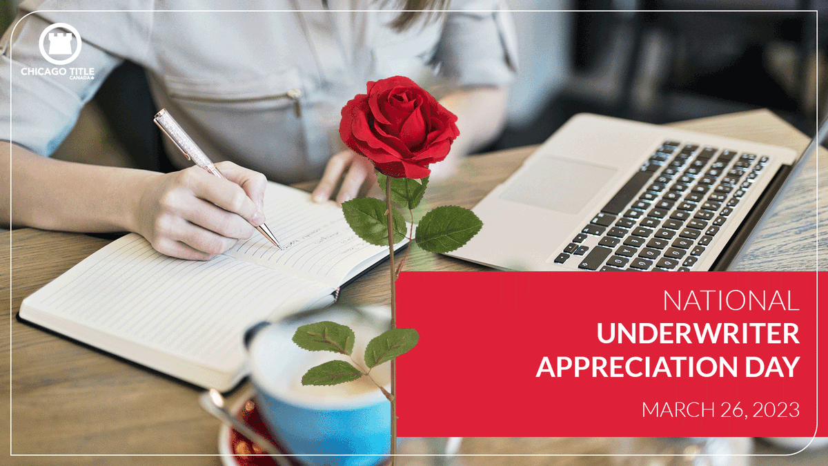 It's Underwriter Appreciation Day on Sunday, and we honor the hardworking underwriters who play a critical role in preventing fraud in real estate transactions. Your extensive knowledge of risk assessment help maintain the industry's integrity, &amp; we are grateful for all you do.