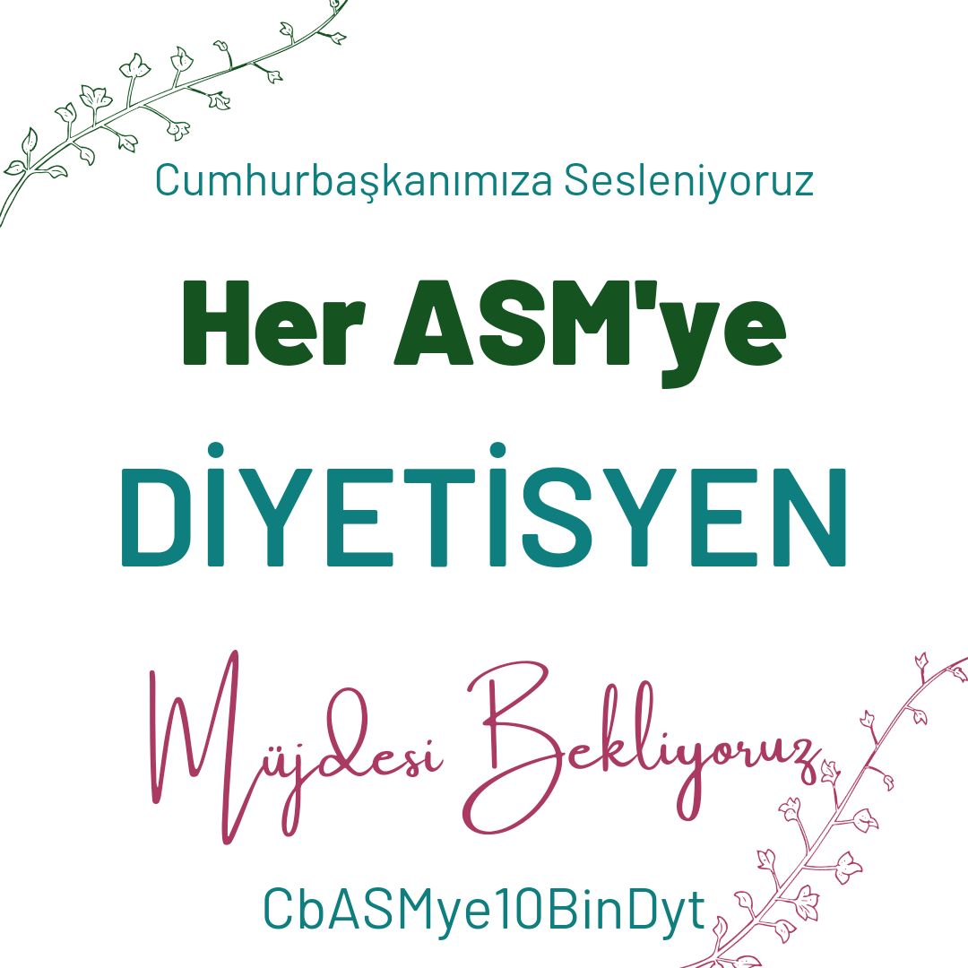 dytervanur's tweet photo. Her yaştan insanın doğru ve düzenli şekilde takip edilebilmesi için CbASMye10BinDyt 
@RTerdogan 
@EmineErdogan 
@Omerrcelik 
@_Fatihsahin 
@Hayati_yazici 
@Erkankandemir 
@Aliihsanyavuz54 https://t.co/Cyh8fHJ9eT