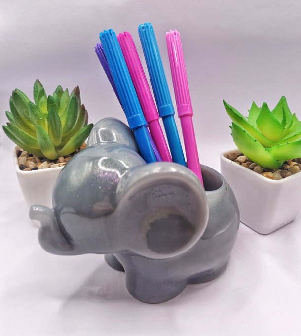 JUST ADDED 🐘 Beautiful Elephant Pen holder available now on my Etsy Shop 🤩 FREE UK DELIVERY #etsyseller<a href="/tag/handmade"class="tags"><span>#handmade</span></a><a href="/tag/cute"class="tags"><span>#cute</span></a><a href="/tag/unique"class="tags"><span>#unique</span></a><a href="/tag/adorable"class="tags"><span>#adorable</span></a><a href="/tag/pretty"class="tags"><span>#pretty</span></a><a href="/tag/shop"class="tags"><span>#shop</span></a>