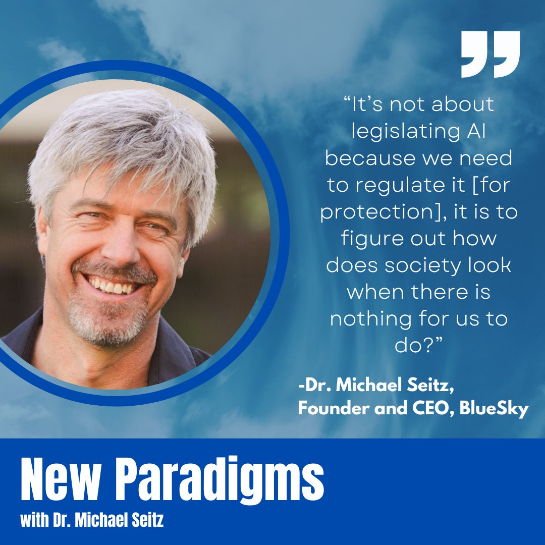 blueskyglobalhq's tweet image. What does the future look like with AI? Will AI be regulated in its implementation? More of these questions are answered in the new segment: New Paradigms. Be sure to tune in so you don’t miss out!   
.
#ArtificialIntelligence, #Microsystems, #Jobreplacement, #AISocietalImpact