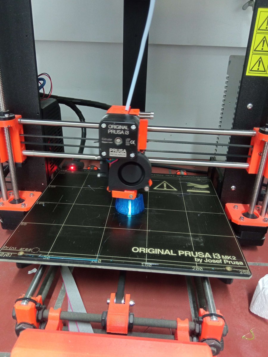 FreiesLabor's tweet photo. Es wurde heut ein Bottletag mit weichen Filament gedruckt. https://t.co/ba44hGr1T4
