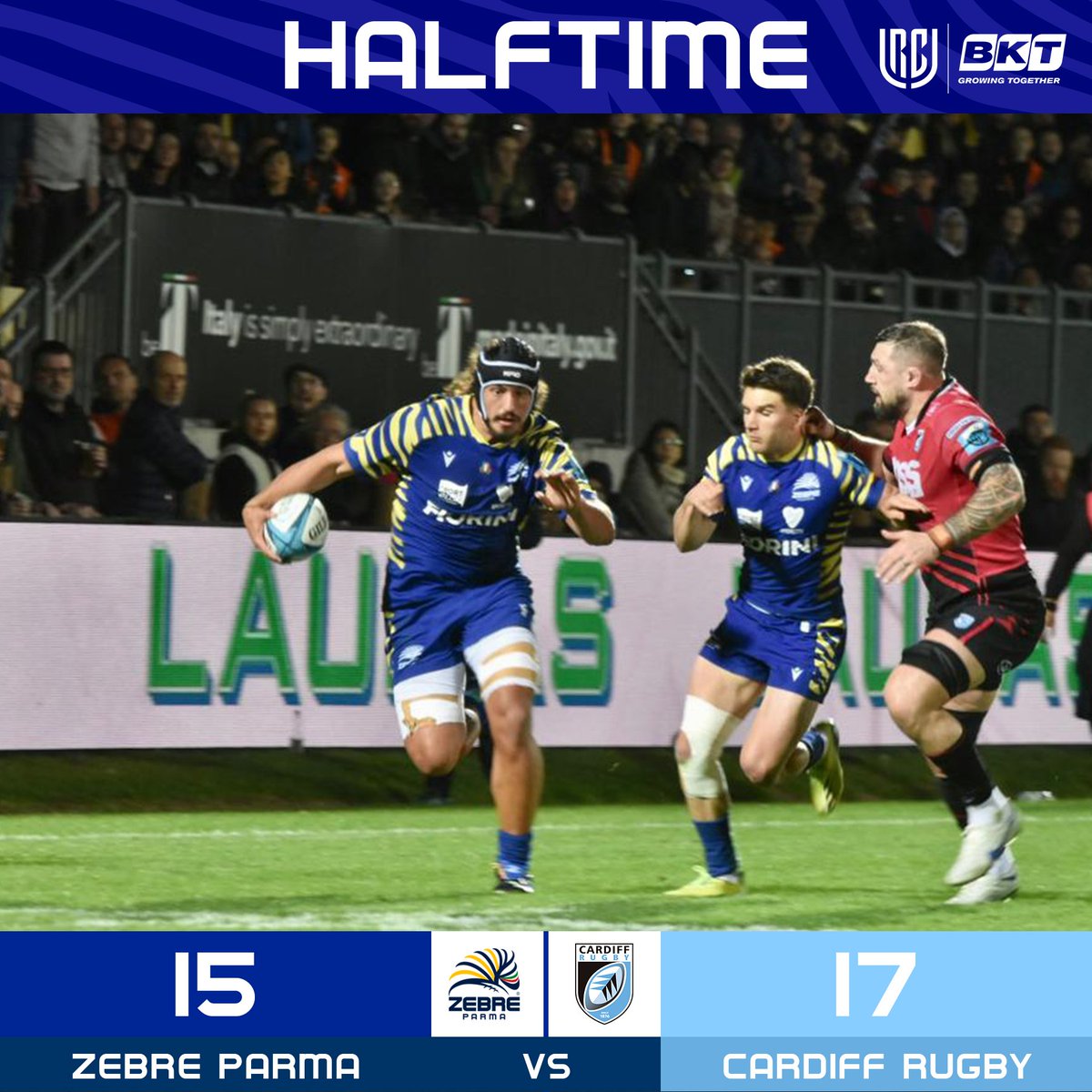 Grande battaglia al Lanfranchi 🔥

Le #ZebreParma 🦓 sbloccano la gara e inseguono i <a href="/Cardiff_Rugby/">Cardiff Rugby</a> 🛡️

💻 Segui la ripresa su <a href="/discoveryplus/">discovery+</a> 

#WeAreZebre #BKTURC
