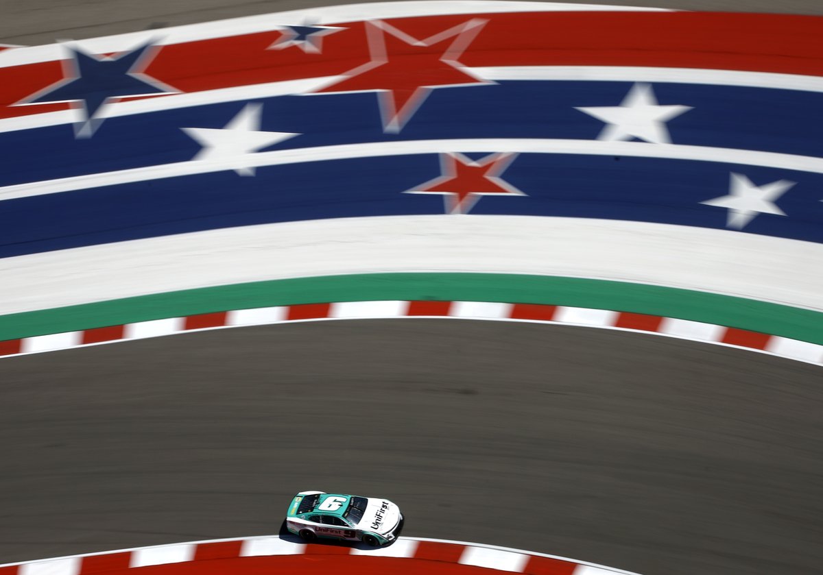 NASCAR's tweet photo. Off to a great start.

@jordan10taylor's first outing in a NASCAR Cup Series car results in a top-10 finish in practice at @NASCARatCOTA. https://t.co/70qfT84rAh