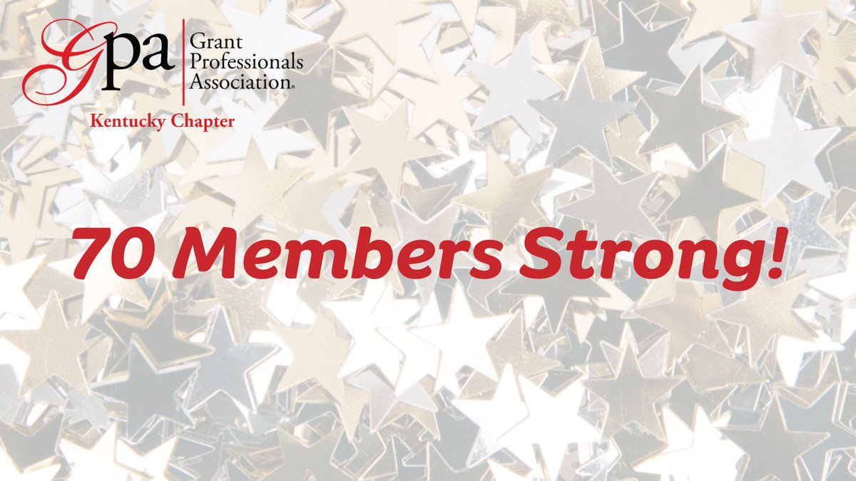 The Kentucky chapter of <a href="/GPANational/">Grant Professionals Association</a> appreciates its 70 members who elevate our profession and improve their communities each and every day.