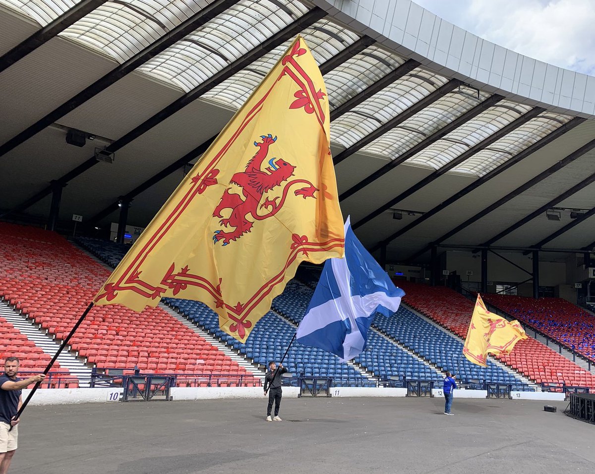 No tifo display this time round, but we’ll have the telescopic flags out for the teams walking out v Cyprus. Let’s get this atmosphere going 👊🏼🏴󠁧󠁢󠁳󠁣󠁴󠁿