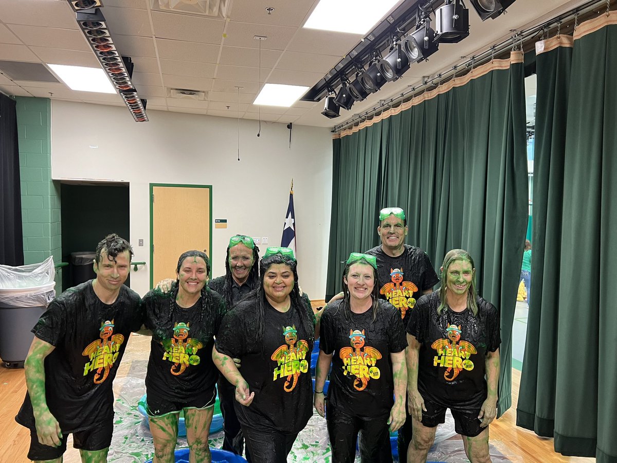 Post Slime Time! A special thank you to Dr. Ledbetter for joining us on our celebration for Kid's Heart Challenge! We are so proud of our kids for earning over $93,000 this year! #DragonProud <a href="/WGESdragons/">Walnut Grove ES</a> <a href="/Carrollisd/">Carroll ISD</a>