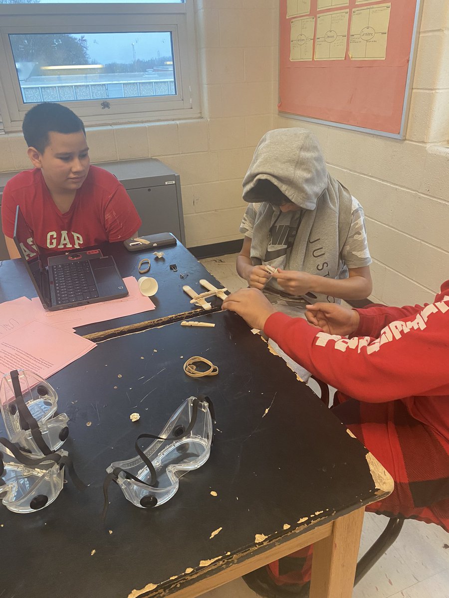 ms_madigan's tweet photo. FMS students using PRIDE as they build catapults! #franklinSTEMday @FMS_BCPS @SchifferB @Fschrader1 https://t.co/M0KKNWz714