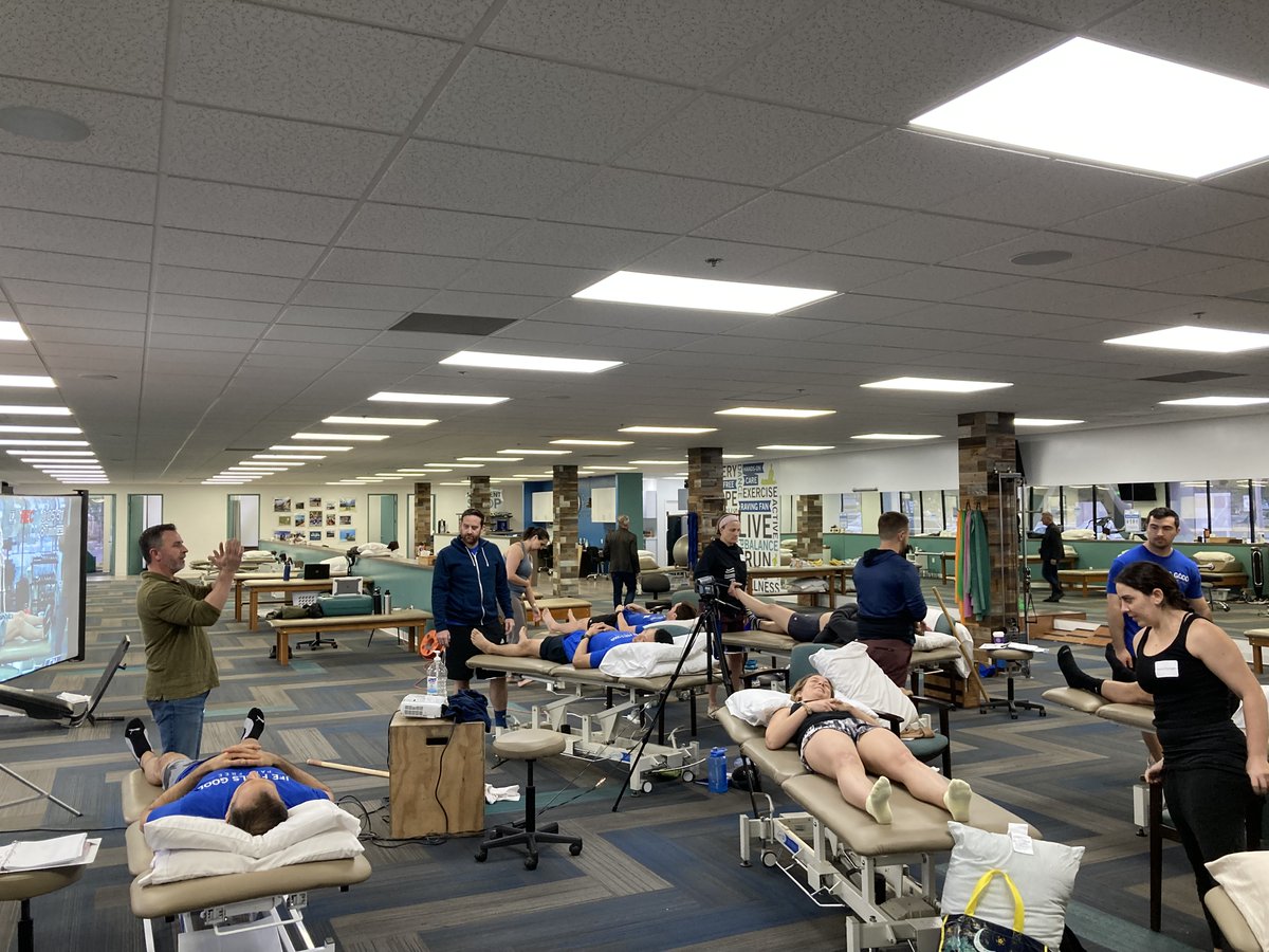 IPAPhysio's tweet photo. Kevin Hartsough took a course on "Complete Body Integration" (CBI) from @ipafmt over the weekend with Gregg Johnson and Sam Kabat. CBI is a course focused on improving the movement quality of the whole body, instead of focusing on symptoms.
#ipaphysiooc #manualtherapy #roadtocfmt https://t.co/W42Z4jKNy9