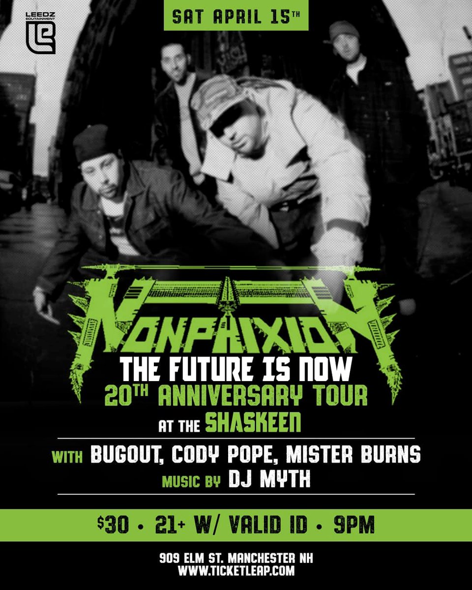 Some arse kicking shows coming up next month. Tickets now on sale.
NON-PHIXON -  tinyurl.com/hje7dxkd
GANG GREEN - tinyurl.com/3yua8hka