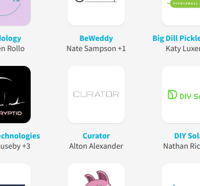 alton_lex's tweet photo. I made it to the semi-finals in the startup competition!

... but I need your help!!! 🙏🙏 >>> 

Please vote for "Curator" as the fan favorite here: https://t.co/jbIUuRMfkl [click vote fan fav]

It only takes 16 seconds and I can win $1k 🤑

(After you vote please comment below and I'll make sure you get a MEGA discount when I launch in two weeks;)