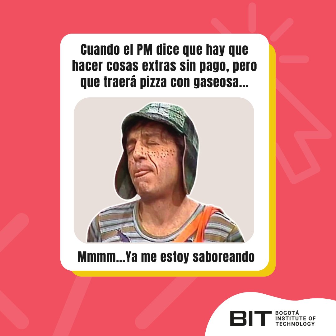 bit_institute's tweet photo. Sin comentarios... 🤭🤤

Visita 💻 bit. Institute
📲 3023349919

#BITInstitute #Memes #MemesdeProgramadores #Bogota #Developer #Programacion #Programador #Programadores #DesarrolloWeb #Python #CursosDeProgramacion #MachineLearning #Coder #Desarrollador https://t.co/hLMeNX5YnB