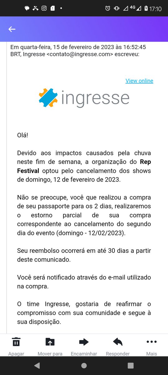 rochaandreas's tweet image. Desde o dia 15/02 aguardando o reembolso desse horror chamado #repfestival. 
Devolve meu dinheiro #ingresse!