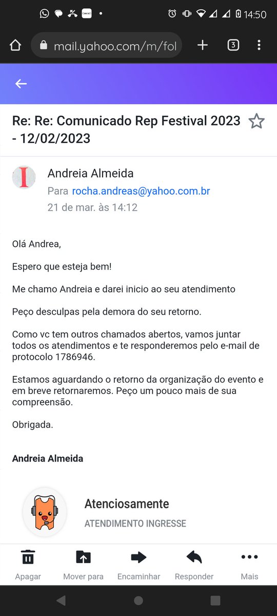 rochaandreas's tweet image. Desde o dia 15/02 aguardando o reembolso desse horror chamado #repfestival. 
Devolve meu dinheiro #ingresse!
