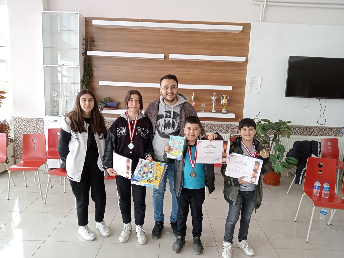 Çok çalıştık ve başardık.Oğlum M.Ali Aday reverside il 1. si oldu. Türkiye finallerinde ilimizi temsil edecek.Kızım E.Saylica mangalada il 2. si oldu.Yüregi kocaman E.Kagan Sarıcan pentagoda il 3. sü oldular.<a href="/Huseyintekin200/">Hüseyin Tekin</a> hocama yoldaşlığından dolayı teşekkürler.<a href="/totak2066/">Nurettin TIKIM</a>