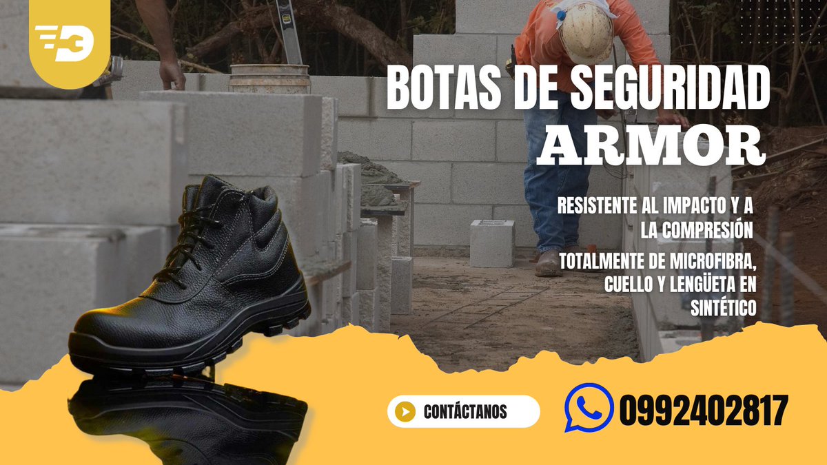 distferramsa's tweet image. Botines de Seguridad ARMOR ⁣ 👆⁣

Asesórate con los expertos haciendo click en el enlace de la bio 👆⁣⁣
.⁣⁣
#botasdeagua #botasdecouro #botasdeseguridad #botas #botasdelluvia #agua #distferramsa #ferreterias⁣ #Guayaquil #seguridadlaboral  #seguridad #ingeniero #industria