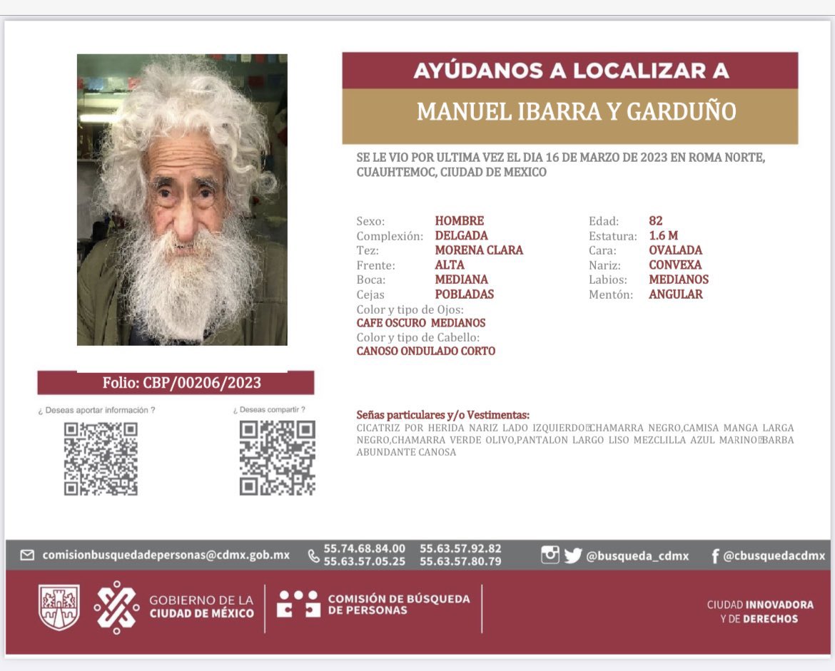 LaRomaDF's tweet photo. Ayudemos🚨a encontrar a Don Manuel, a quien en la pandemia las redes lo apoyaron y viralizaron para aumentar los clientes en su barbería💈de #LaRoma https://t.co/a1jIVwlAue