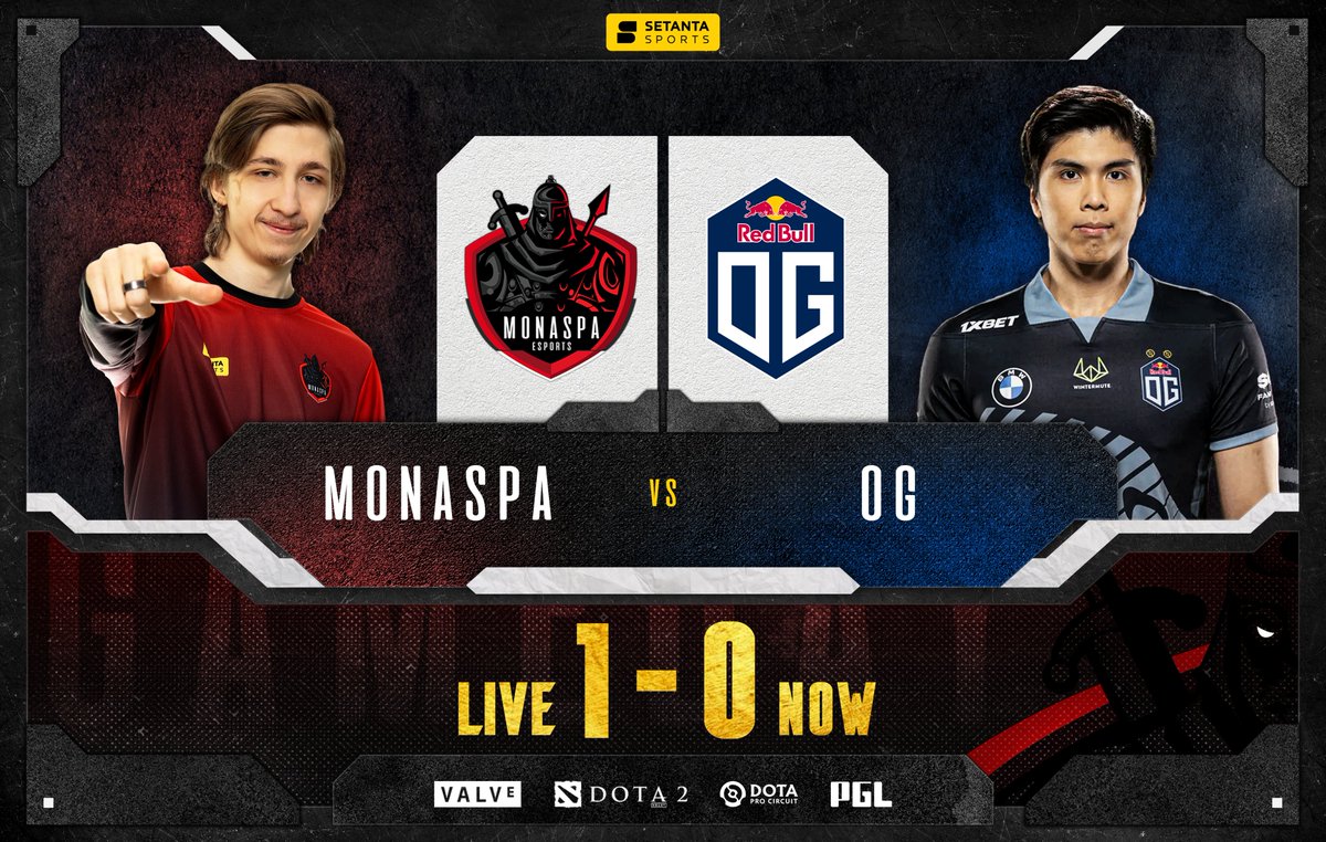 Monaspaesports's tweet photo. Half way there π¬πͺπ
#Dota2 #Monaspa #OG #DPC https://t.co/8URczlu5Eh