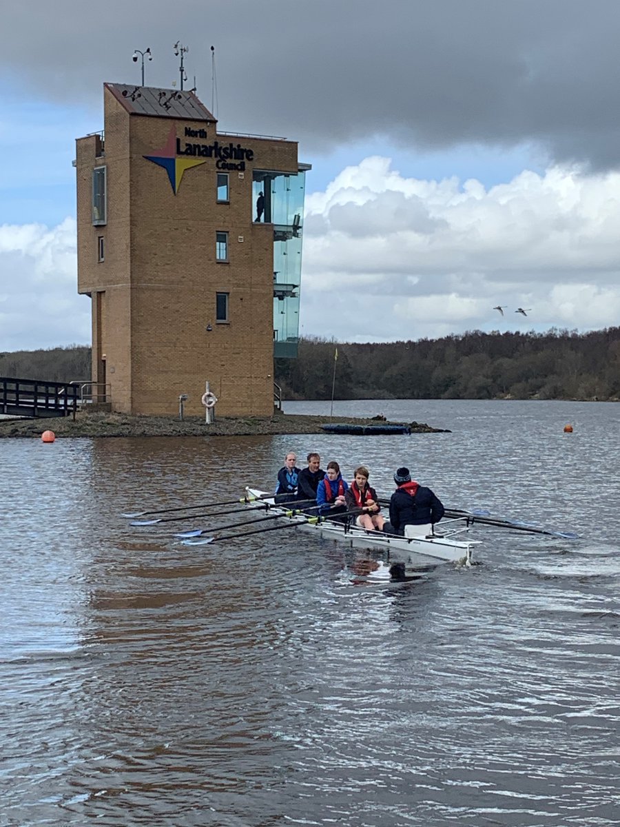 Great to get on the water today with returning rowers from @DLFutureFriday @NLActiveSchools. 1st crewboat outing for this squad who did a brilliant job bringing indoor skills from the depths of winter in the @ScottishRowing Centre to a fantastic 4k row.  @ActiveNLSpDev