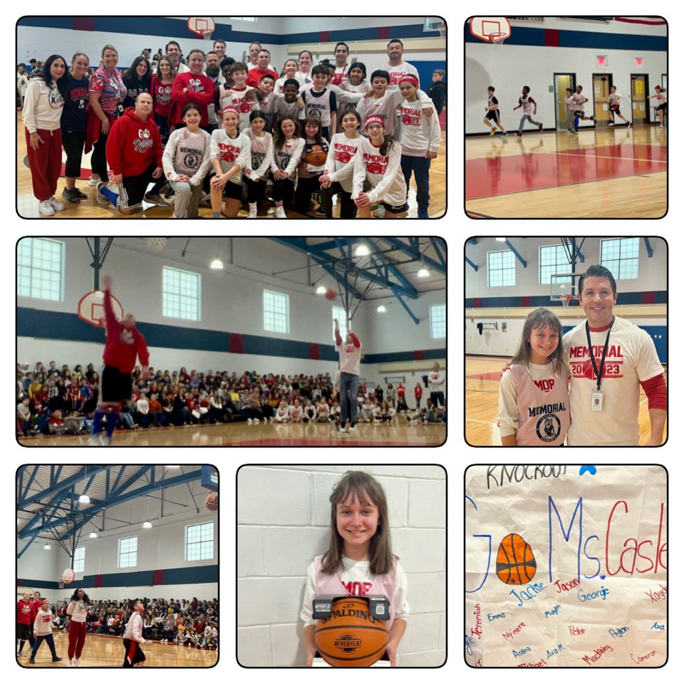 HowellMemorial's tweet photo. We had a blast today at our Staff vs. Students Knockout Challenge! Congrats to our staff &amp; student champs, big thanks to our coaches and a special thank you to our PTA for their help, pregame pizza party and for providing our winner with a special prize! #WorkHardBeKindGoBulldogs https://t.co/07bhMnRLOn