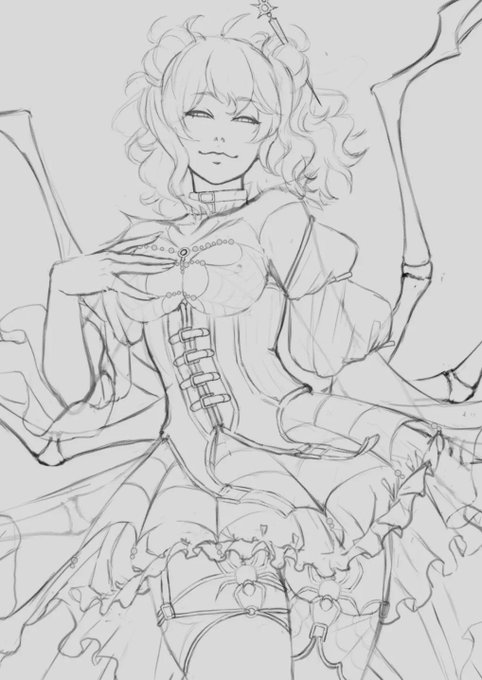 Rough sketches of some of the commissions im working on in-between my own work ☺️🙏 