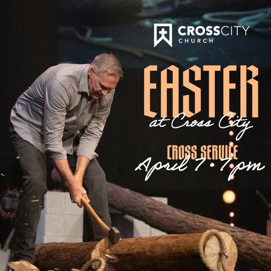 mycrosscity's tweet photo. Three days shook the world and in one anticipated moment - everything changed forever. 

“He isn’t here. He has risen, just like He said.”

Join us as we celebrate the greatest day in history! https://t.co/IvO2DLBtnD https://t.co/SSy5Xl8GwV