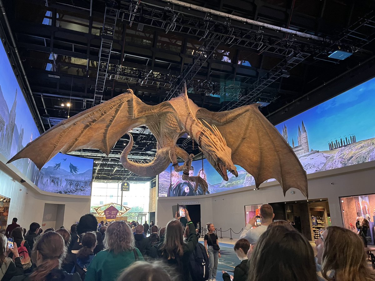 NewentEnglish's tweet photo. A fantastic day was had by all @wbtourlondon. A well deserved treat for those who met their reading for pleasure goals. https://t.co/MGcj7Ozpvg