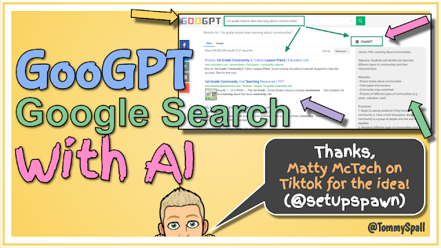A new "AI" way to Google Search:  Check out GooGPT ift.tt/q0lg7Fr #bisdwired #txed #edchat #edtech