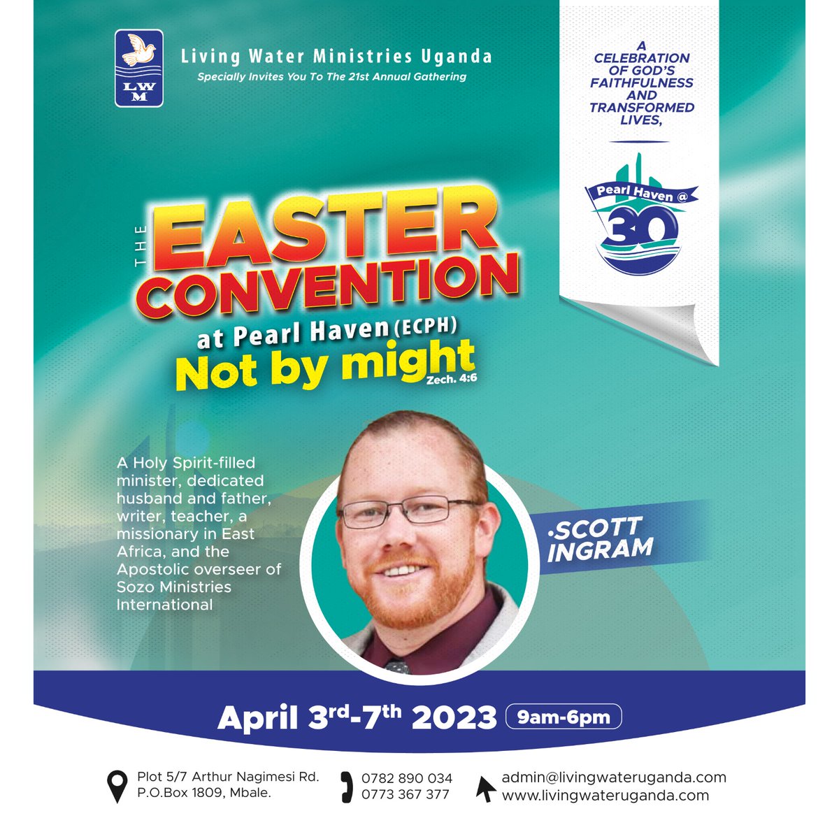 PearlHaven93's tweet photo. Joining us this #ECPH23 from Sozo Ministries Inc. is Pastor Anthony Scott Ingram. A Holy Spirit filled minister, husband, father &amp; a missionary in East Africa
🗓 3rd to 7th April 2023
⏰9am to 6pm
#PHCCat30 https://t.co/psWDtNrEKn