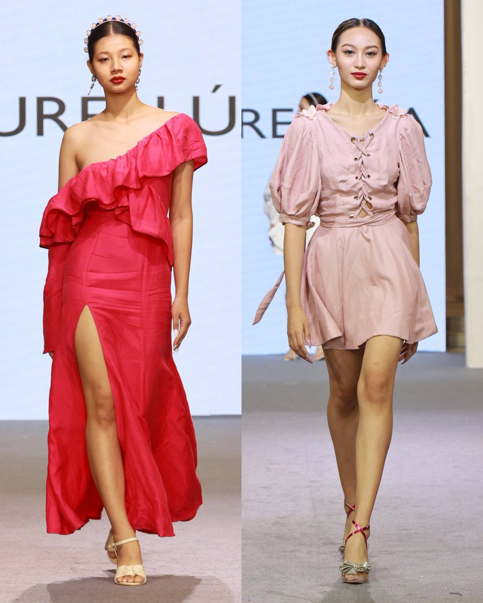 ThaiFashionWeek's tweet photo. AUREI LÚA Australia SS23 collection at THAILAND FASHION WEEK in Bangkok. 

#thailandfashionweek #aureilua #aureiluaaustralia #australia #australiandesigner #rtw #bangkok #thailandfashionweekss23 #no1fashionweekinthailand #tfwss23 #astonmartinbangkok #harleydavidsonasia https://t.co/foI8ghDPgy