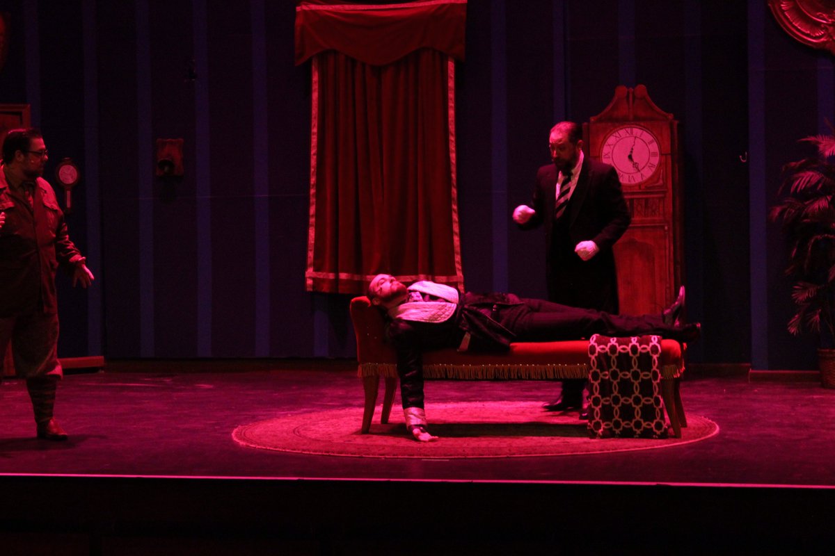 MemorialPittKS's tweet photo. OPENING NIGHT!!! Pittsburg Community Theatre's "The Play That Goes Wrong" opens tonight at 7:30pm! Don't miss this hilarious masterpiece of malfunction! https://t.co/hlxs5dIqzW https://t.co/E2VOM0MMCo