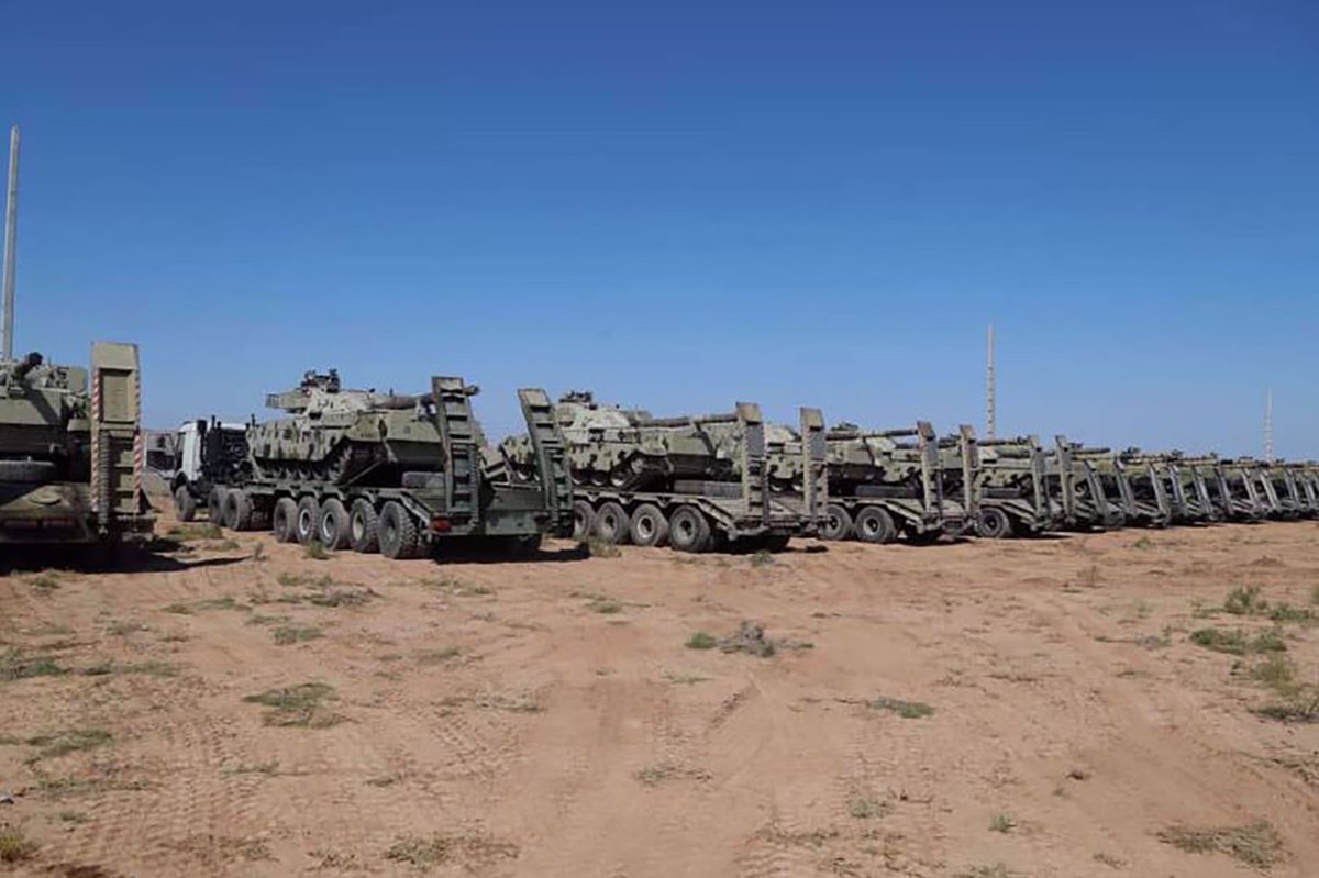 Iran preparing to hold new military exercises on the border with Azerbaijan, near Nakhchivan.

More than 300 units of military equipment and tanks have been deployed to the region.