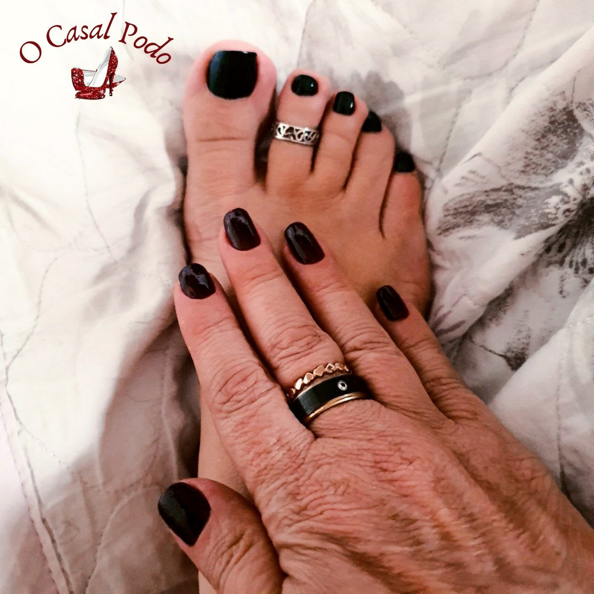 ocasalpodo's tweet photo. #ocasalpodo
#podolatriabrasil 
#blacknails 
#aneis https://t.co/Ld9YpdLDVw