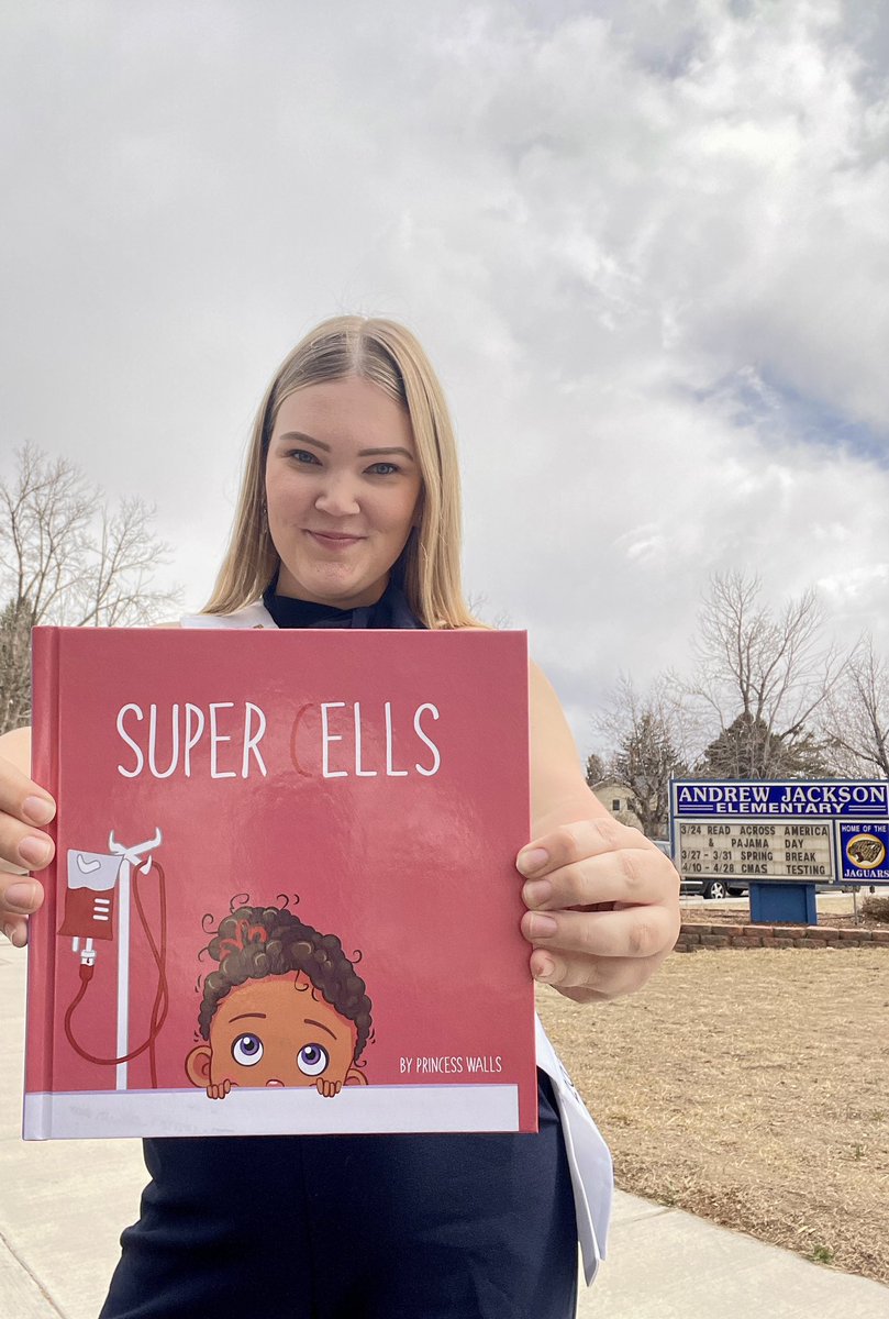 Today I went down to Jackson Elementary School for their “Read Across America” Day to read one of my favorite books “Super Cells”! My favorite part of the day was hearing a fifth grade student tell me they wanted to join the registry one day! 💙 #Swab2Save