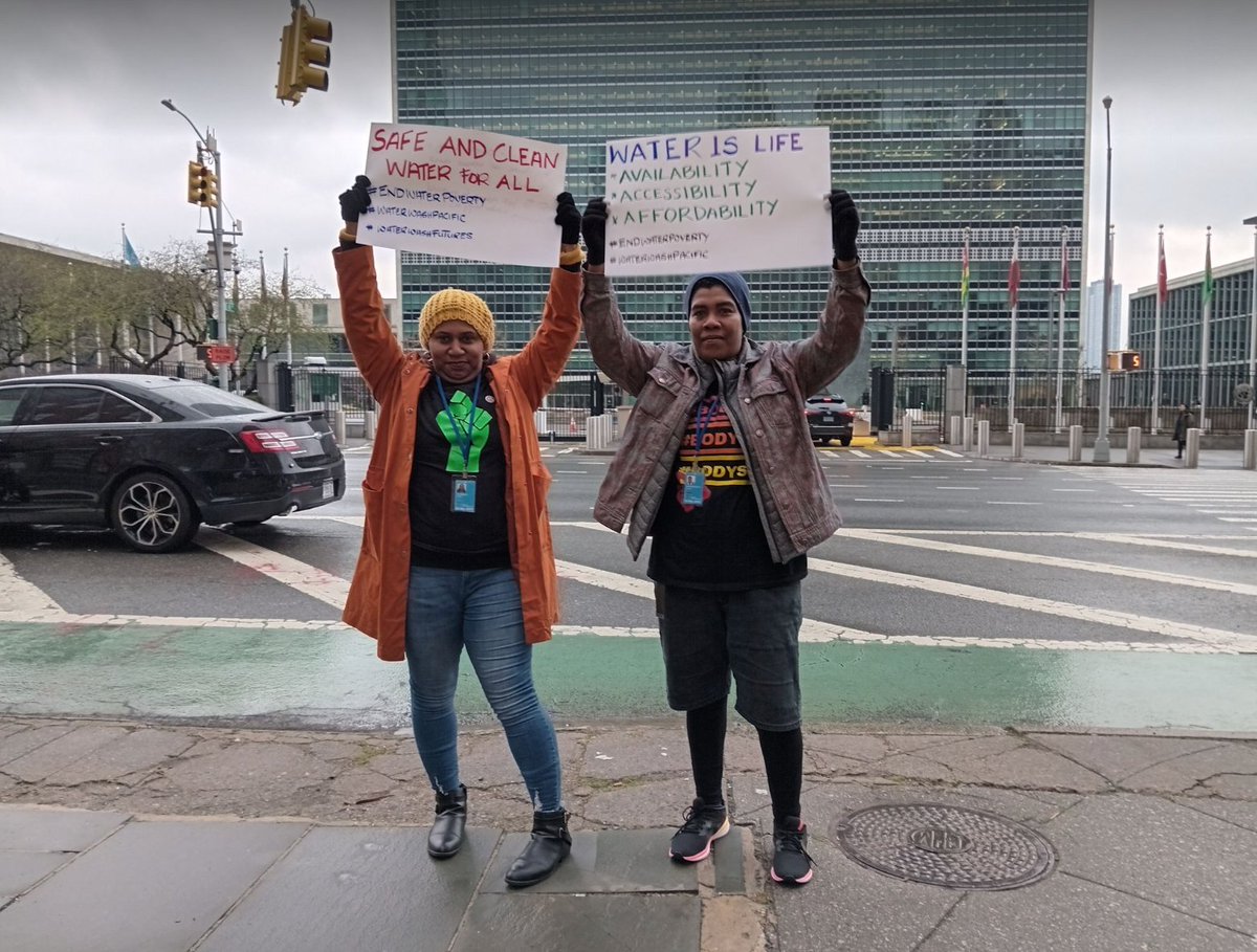diva4equality's tweet photo. #UN2023WaterConference - 2 billion people in the world still don't have access to safe water. 

Including #Pacific: 
-70% of #SIDS face a risk of water shortage increasing to 91% in lowest altitude. SIDS depend on groundwater &amp; rainwater harvesting. Vulnerable to climate change. https://t.co/rvpaRJVRZs