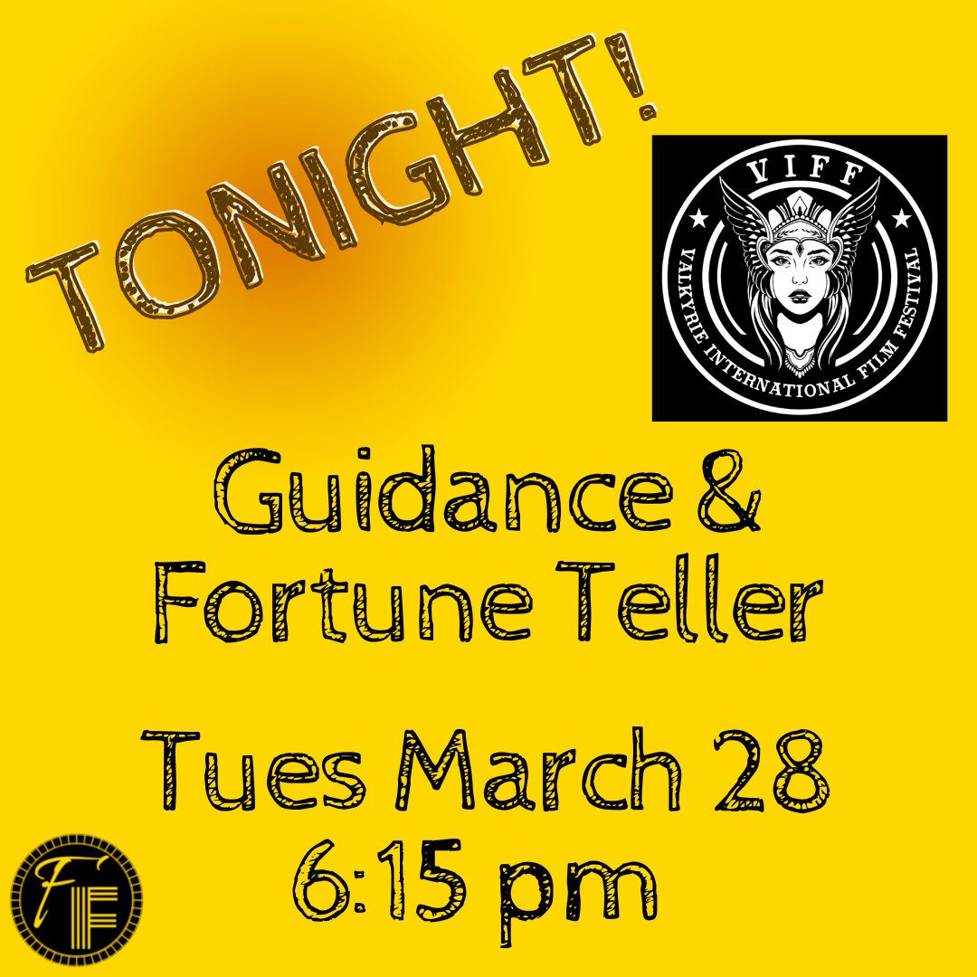 FriendlyFilmz's tweet photo. TONIGHT!!! 🎬🎊
@ValkyrieFest Tix & info: https://t.co/BsAKswBhxQ
#FriendlyFilmmaker #FortuneTeller #Guidance #Nomination #FilmFestival #VIFF2023 #womenInFilm #IndependentFilm #Filmmaker https://t.co/9Ts6MxAI8W