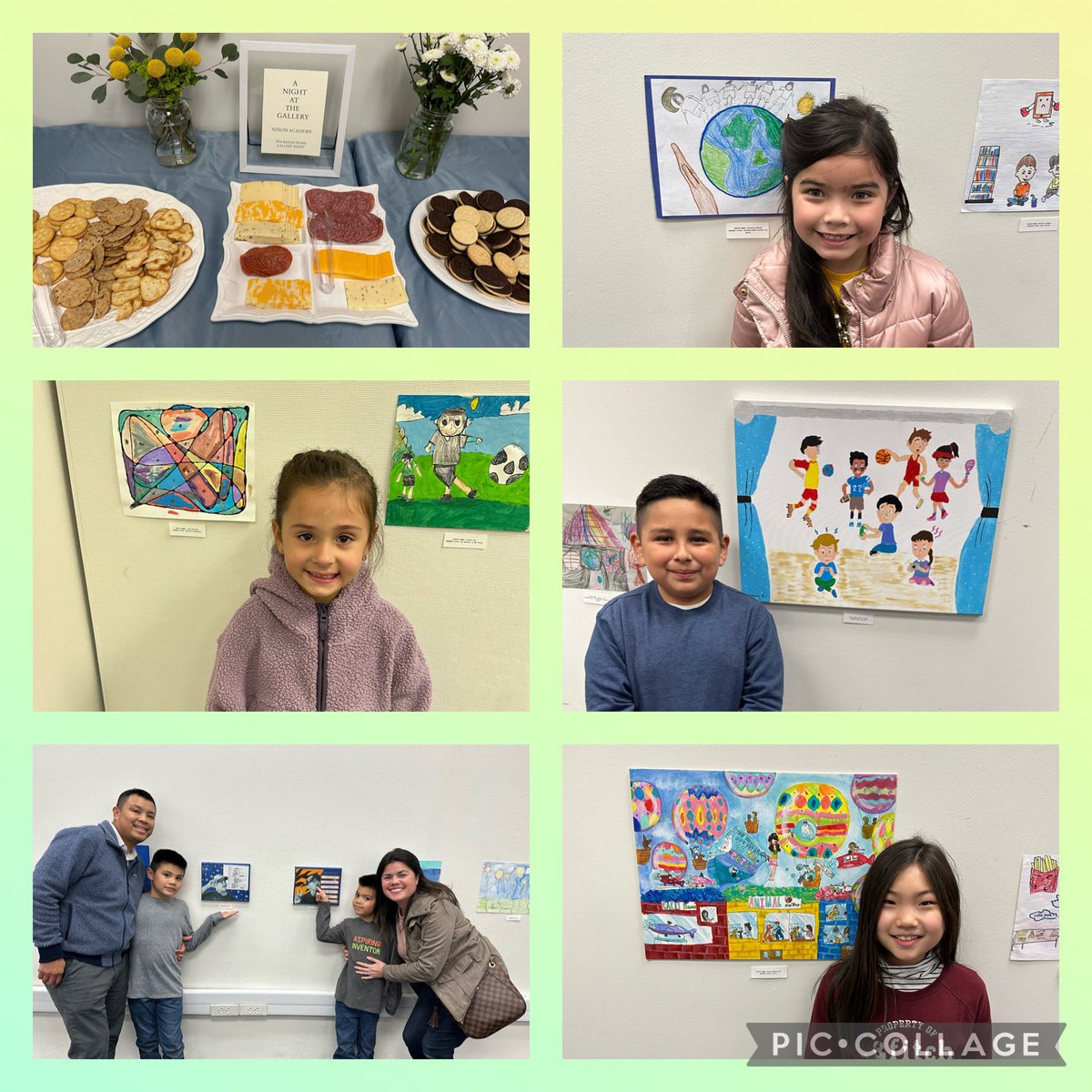 NixonAcademy's tweet photo. Last night we had a wonderful turn out for our “Nixon at the Gallery” PTA Reflections Art Program. We had piano players, singers, &amp; lots of children’s art work. Thank you to all of our students that participated &amp; a special thanks to Sandy Oh for being the PTA Reflections Leader. https://t.co/6pZ9HaerCe