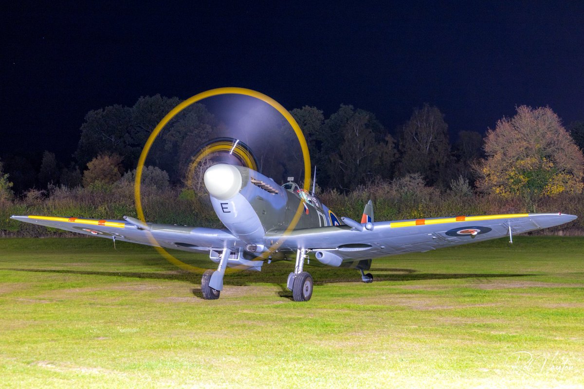 ShutterbugWGC's tweet photo. “Spitfire Week”
Shuttleworth’s Mk. Vc AR501 during her engine run segment at last years second Night Shoot…@ShuttleworthTru @DarrenHarbar @svas_oldwarden @SocietySpitfire #ShuttleworthAirShows #Spitfire #RJMitchell #MerlinEngine #AviationPhoto https://t.co/2OMl8uM6tJ