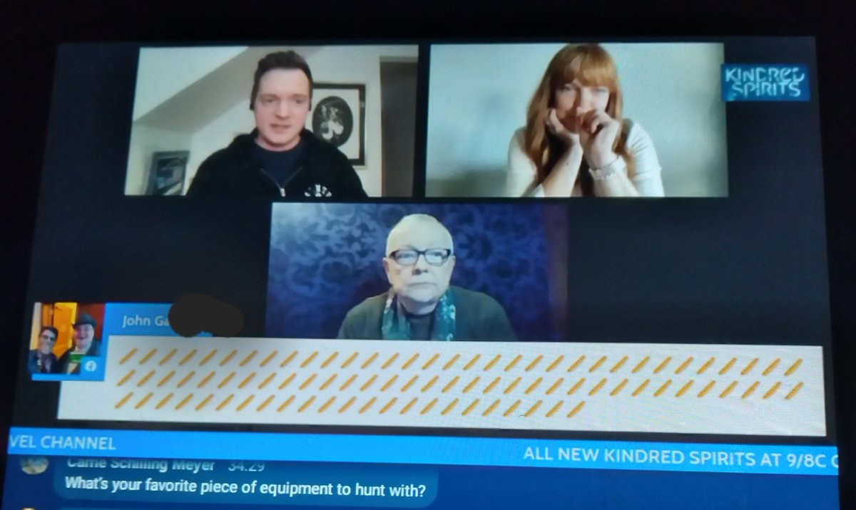 JohnMovieGuy's tweet photo. This happened earlier on @AdamJBerry #KindredSpirits Celebration Livestream on Facebook! Adam said that this was one of his favorite comments 😁👻 Thank You Adam @amybruni @chipcoffey for 7 incredible seasons. #GhostBread 🥖 #KindredKrew https://t.co/dm0PHWw2jG