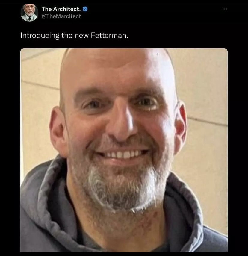 its_The_Dr's tweet photo. Lol! No way in Hell this is Fetterman https://t.co/bU7EFy8U1d