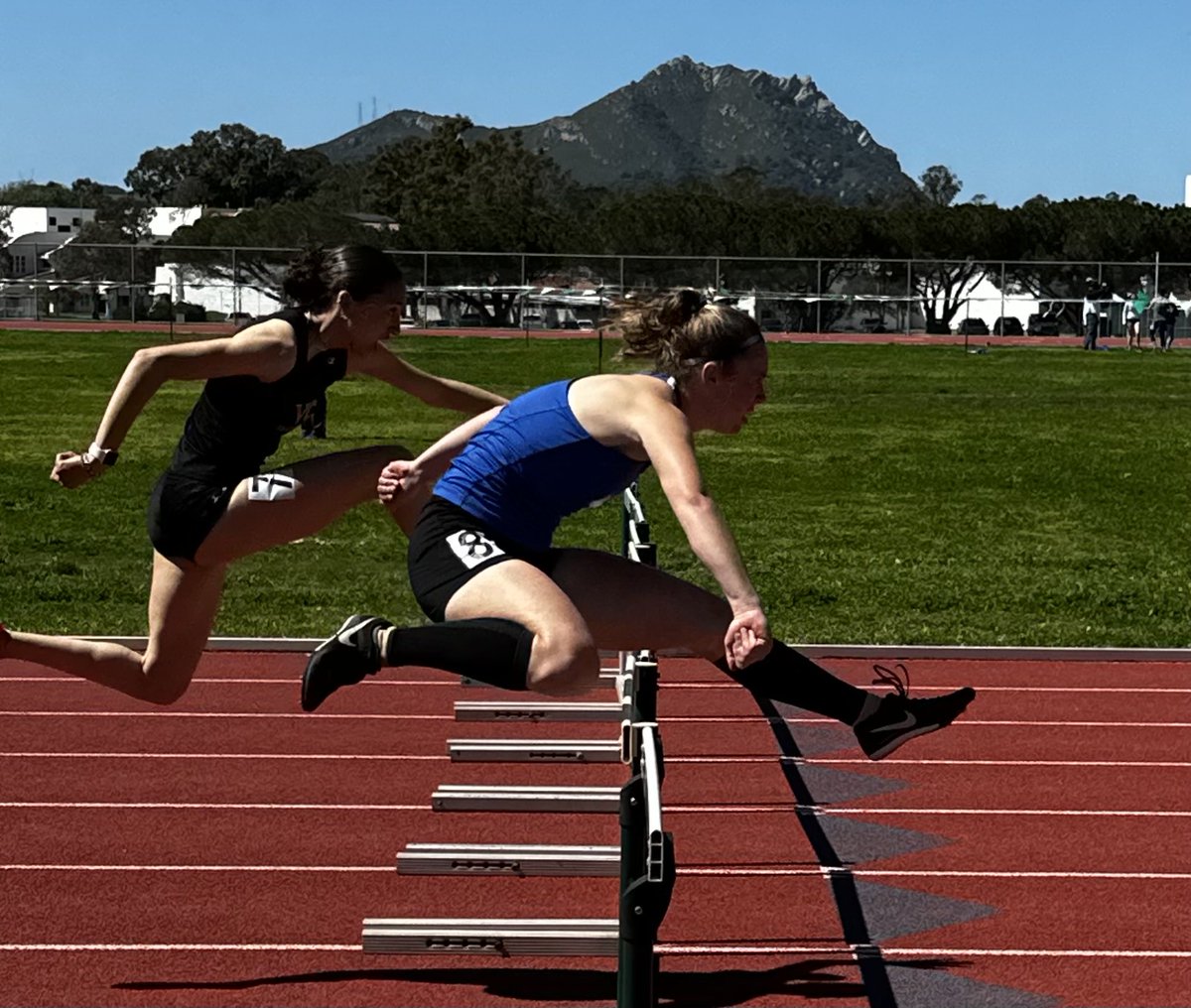Ava Ball wins the 100 &amp; 400 Hurdles and leads MC Raiders in 1st place finishes in both relays @ WSC Coastal.