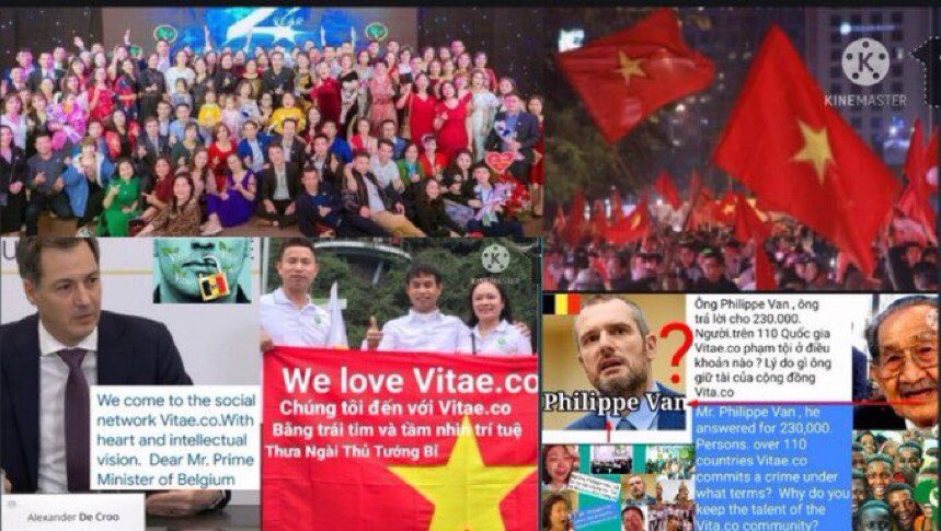 Thuthuy3998's tweet photo. @VHngSn61574864 @PhngV32633379 @JanKerkhofs1 @alexanderdecroo @DGDM_Advocaten @fedpolCH @FOD_Justitie @EUCourtPress @Eurojust 230,000 members of the Vitae social network strongly condemn the dictatorship of Belgian law? Blocking the Vitae web site without foundation causes us to lose our property. @alexanderdecroo @belgiumUN
@BelgiuminVienna 
@Belgian_Army 
@MonarchieBe
@BelOecdUnesco 
@fodspfbosa https://t.co/ya1X0SJ8p6
