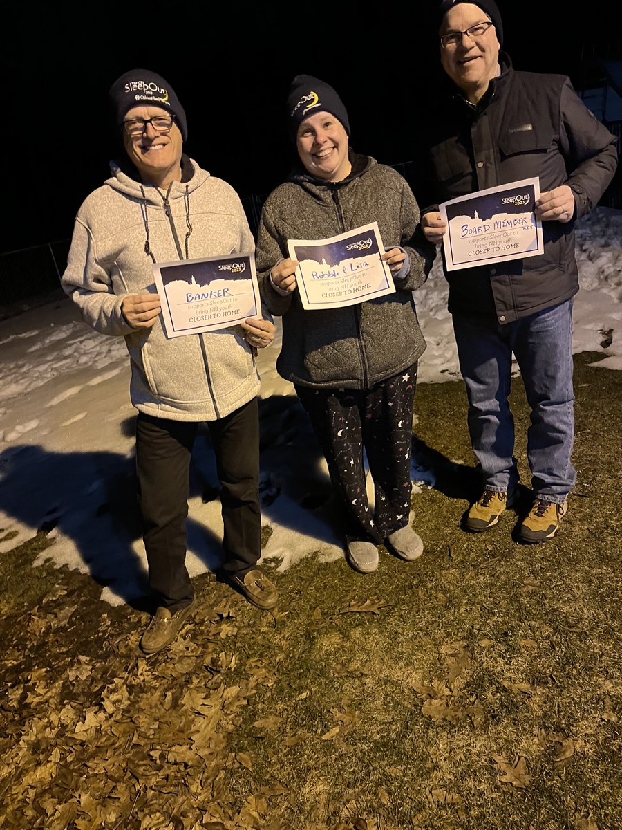 krsheldon007's tweet photo. Sleeping outside tonight w BofA teammates to bring awareness to NH’s homeless youth issue. #NoRestUntil #Closertohome. https://t.co/8jrB9Y1CyA