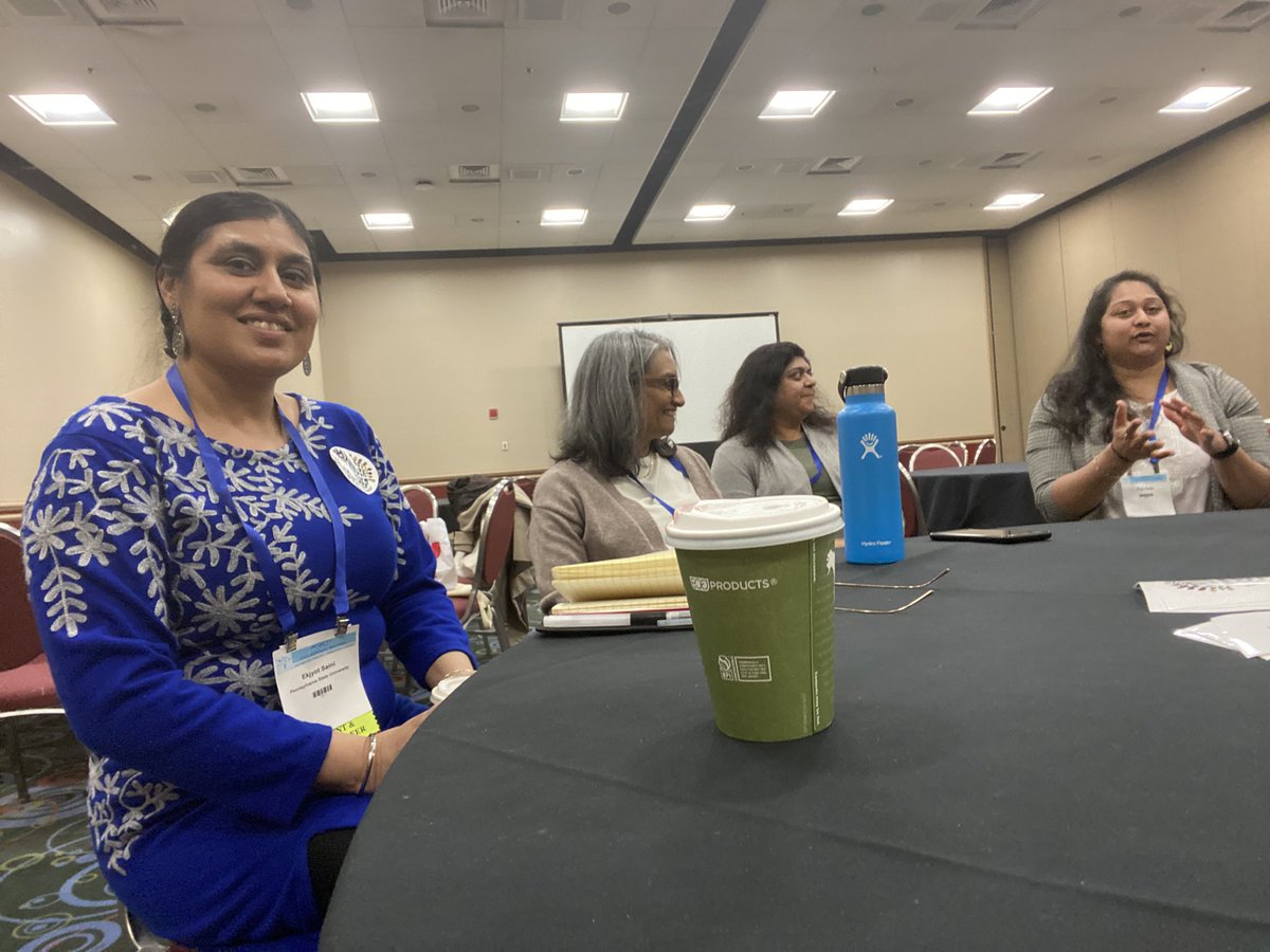 Excited to see an informal gathering of South Asian scholars <a href="/SRCDtweets/">Society for Research in Child Development</a> #SRCD2023. Thanks <a href="/PujaPPatel1/">Puja Patel</a> and <a href="/Ekjyot_Saini/">Ekjyot K Saini</a> for getting them together with Rashmita Mistry, <a href="/sitarhero79/">Aahana’s Sitarhero</a> (Meeta Banerjee), <a href="/SaimaHedrick/">Saima.hedrick@gmail.com</a>