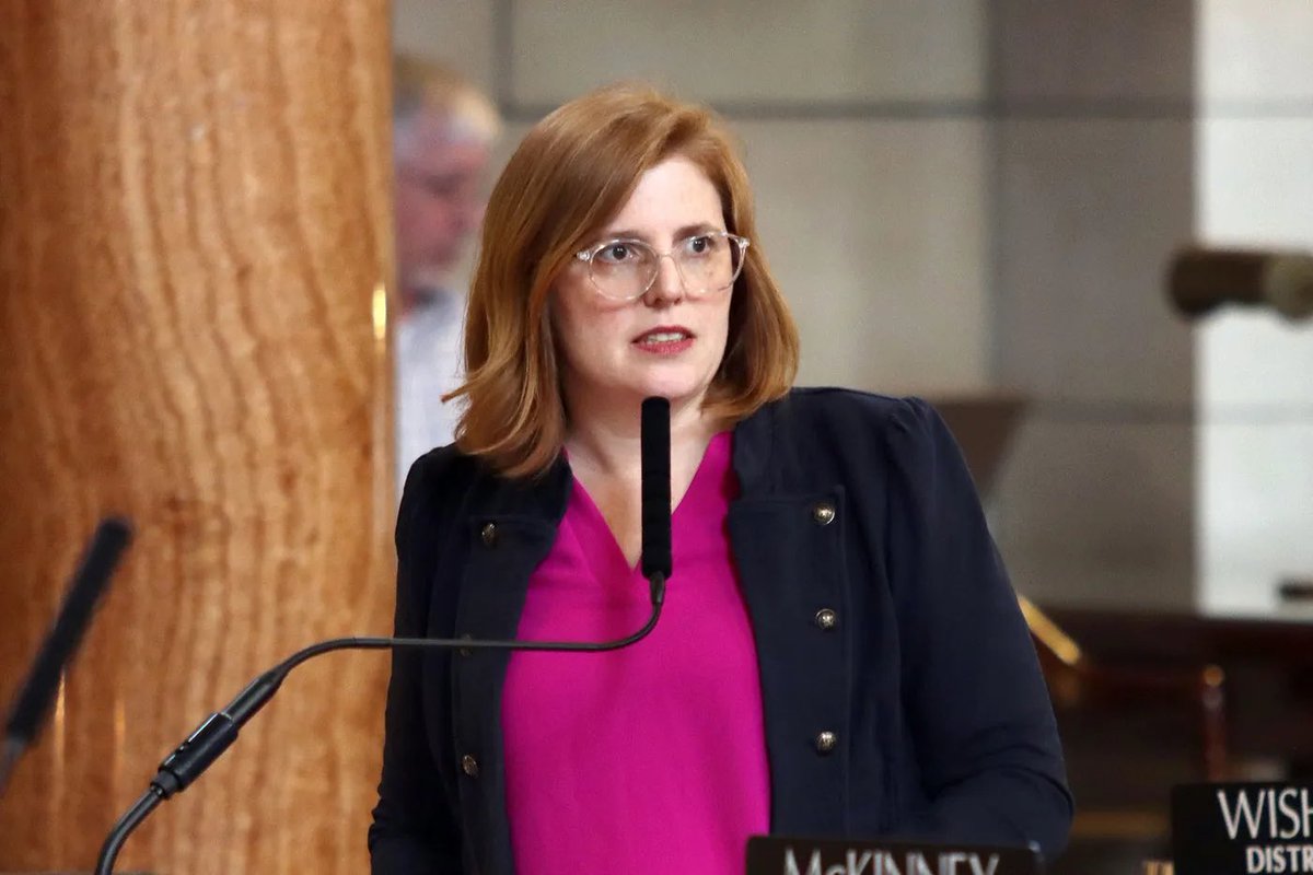 This is what a HERO looks like. Nebraska Democratic state senator Machaela Cavanaugh has single handed, over the past three weeks, engaged in a filibuster to stop the passage of a Republican bill that would deny gender-affirming care to transgender youth. #ShePersists #SheResists