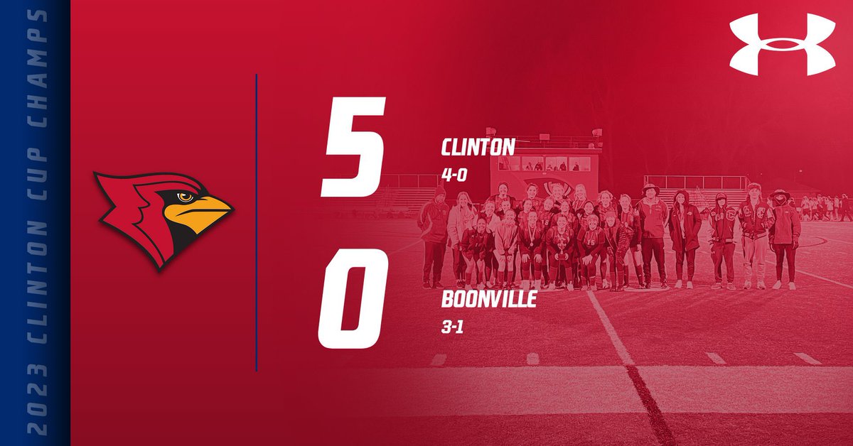 🥇FINAL🥇

Presenting, your 2023 Girls ⚽️ Clinton Cup Tournament Champs… put your hands together for your Lady Cardinals❗️❕❗️

Zero Goals Against ✅
22 Goals For ✅
4-0 Start ✅
Tournament Champs ✅

CONGRATULATIONS LADIES❗️❕❗️

#ClintonALLIN
#CardinalPride 

🔵⚪️🔴🐦⚽️🥇