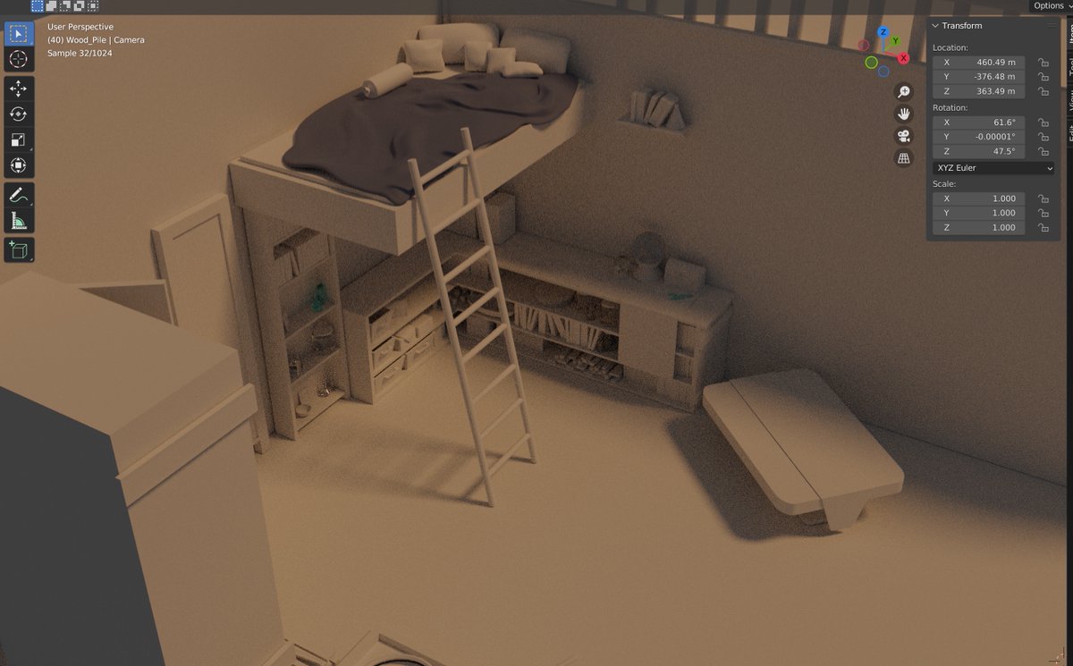 BlakCloakStudio's tweet photo. Working on a cottage core room scene. Loving the coziness so far! <3
#3dmodeling #art #blender #Blender3d #cottagecore https://t.co/fJN8zqjlin